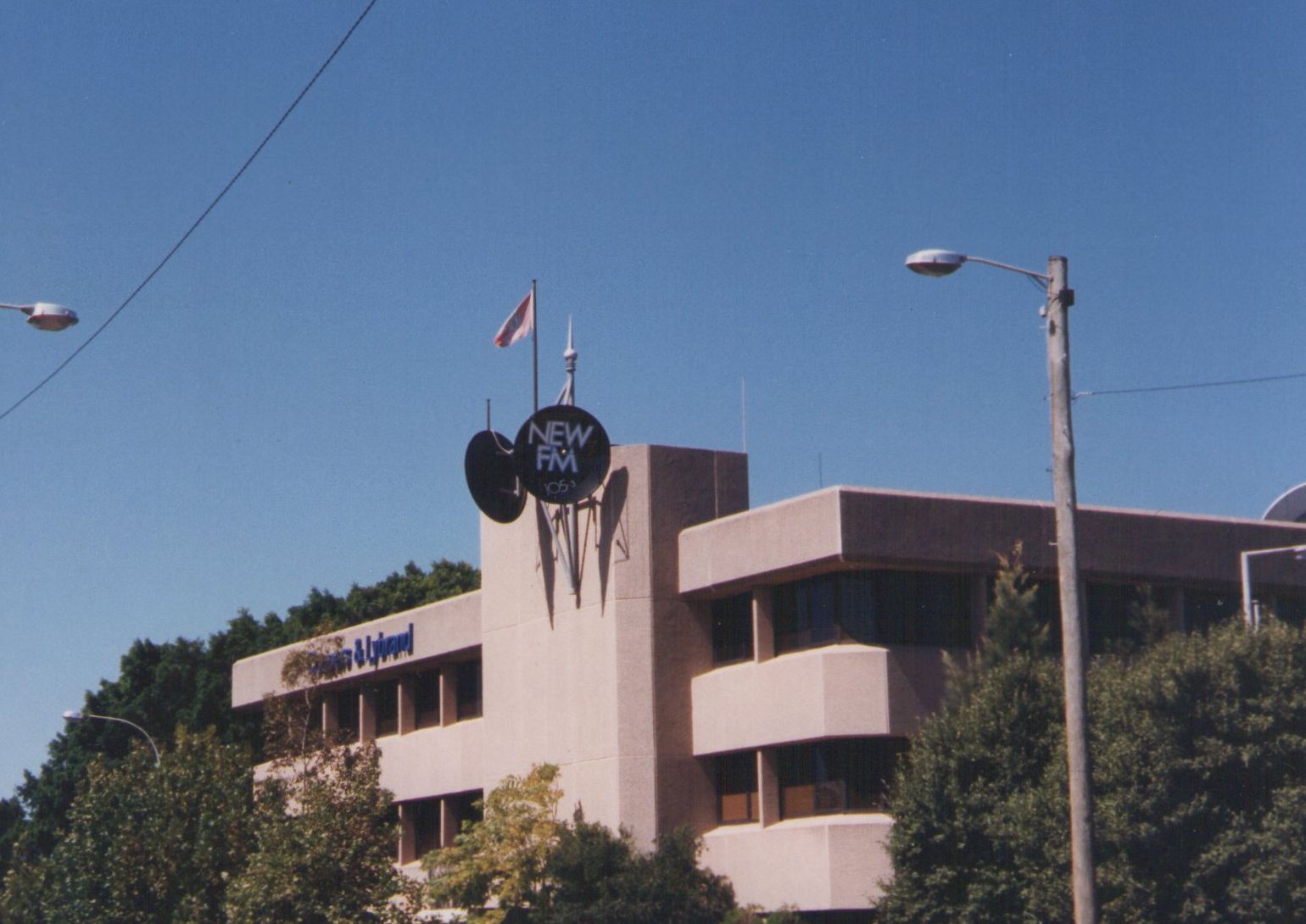 NEW FM studios 1990